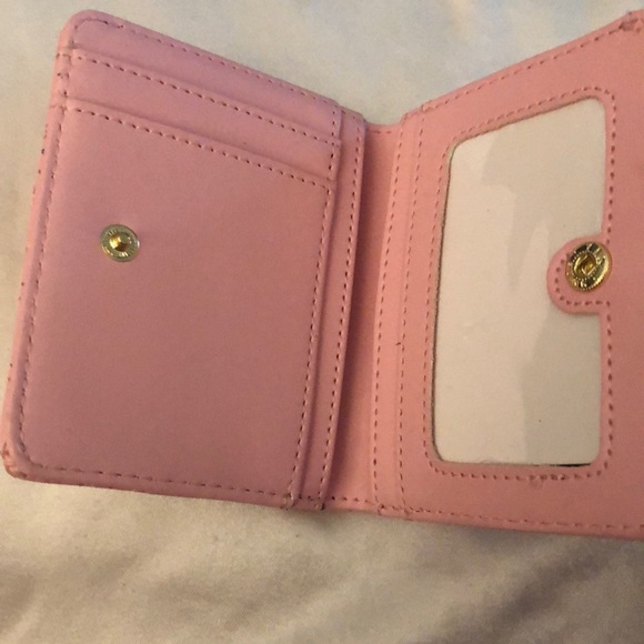 Betsey Johnson Luv Betsey Snap Card Wallet Blush Tonal Stitched Rose Pattern NWT - Picture 13 of 16